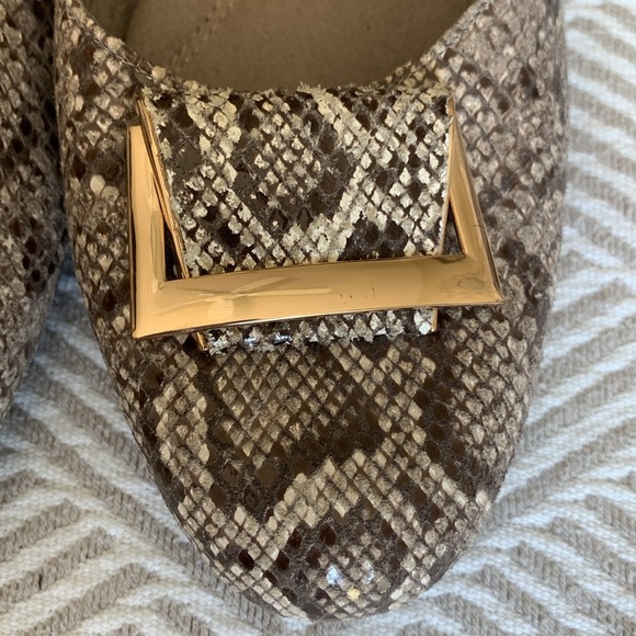 Aerosoles snakeskin buckle ballet flats size 10 - Picture 11 of 12